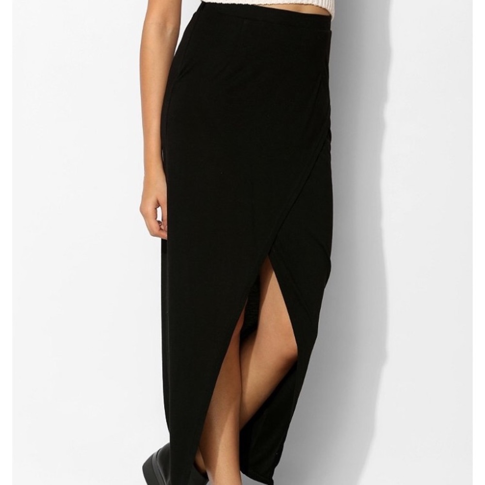 Urban Outfitters Sparkle and Fade Wrap Maxi Skirt